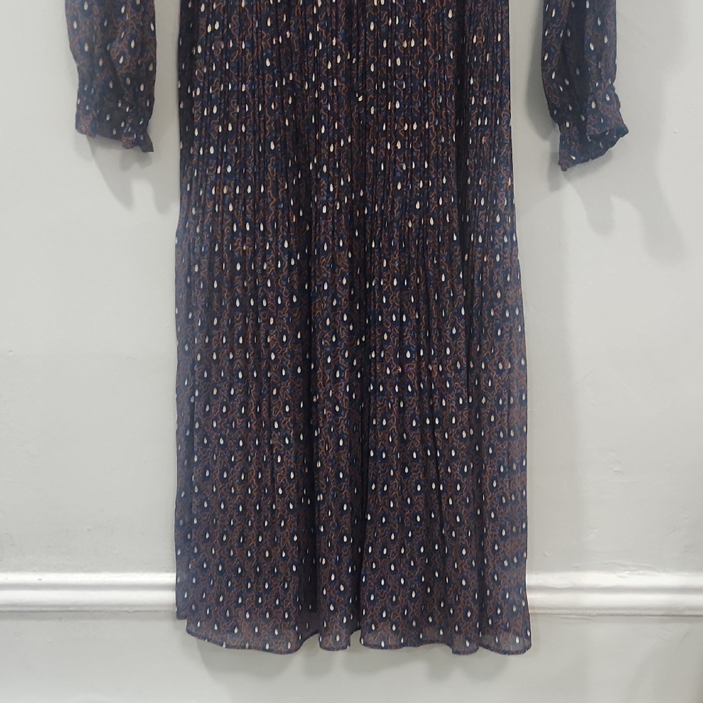 Current Air Black Dress with White and Pink Dots - Picture 3 of 4